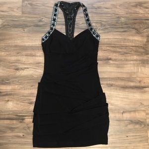 City Triangles Black Party Dress // Size M